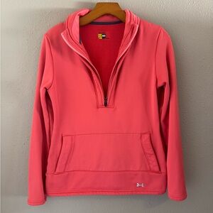 Under Armour Women's Pink Half-Zip Hoodie